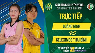 🔴Trực tiếp  QUẢNG NINH vs GELEXIMCO THÁI BÌNH  Vòng trụ hạng  Giải bóng chuyền VĐQG cúp HCĐG 2024 [upl. by Maudie]