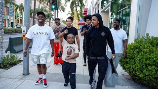 YouTube Millionaires Go Shopping in Beverly Hills  WHO CAN SPEND THE MOST [upl. by Ardyaf]