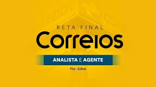 Reta Final Correios  Analista de Sistema PósEdital Desenho de Sistemas  Prof Emannuelle Gouveia [upl. by Paget]