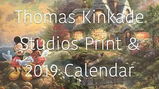 4K miniVlog Thomas Kinkade Studios Print amp 2019 Calendar [upl. by Stander]