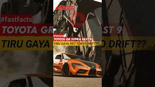 TOYOTA GR SUPRA HAN TIRU GAYA MAZDA RX7 TOKYO DRIFT supra toyota shorts [upl. by Aimek]