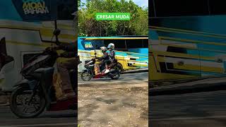 TELOLET BUS CRESAR MUDA automobile busmania basuriviral [upl. by Bettencourt]