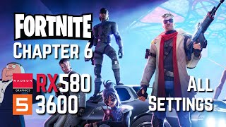 ✅ RX 580 ✅ Fortnite  Capitulo 5 ✅ 1080p  1440p  4K 🔴 Bajos  Épicos  RTX 🔴 [upl. by Neyr]