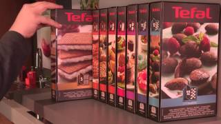 Coffret Snack Collection Tefal  Les gaufrettes [upl. by Aneetsirhc]