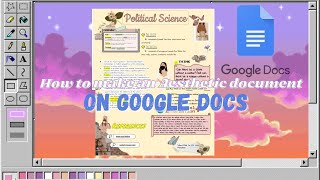 UPDATED 2021 How to create aesthetic notes using Google Docs FREE TEMPLATE [upl. by Sitto]