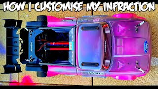 Arrma Infraction 6s How I customise my body shells [upl. by Farnsworth601]