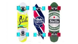 2017 Spring Stella Beer Runners  Cruiser Boards  Longboards [upl. by Lemay934]