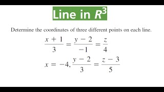 COORDINATES Of Three Different Points That Lie On Given Lines 2 [upl. by Arimaj]