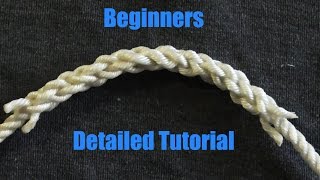 Beginner Friendly Splicing  How To Splice 3 Stranded Rope Together [upl. by Wolram67]