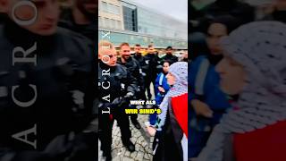 Benehmen und Respekt sind der Schlüssel polizei demo berlin [upl. by Eltsyrk]