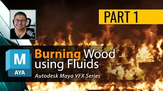 Maya VFX Series Burning Woods  PART 1 [upl. by Myrah396]