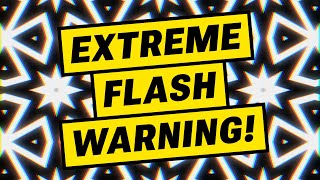 Psychedelic Strobe Light Party VJ Loop  EXTREME FLASH WARNING [upl. by Paymar]