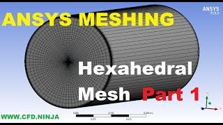 ✅ ANSYS MESHING  Hexahedral Mesh  Pipe  Part 12 [upl. by Franza460]