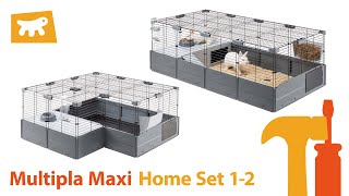 MULTIPLA MAXI Ferplast Rabbit Home Assembling Tutorial [upl. by Georgeta27]