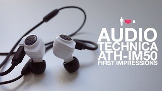 Audio Technica ATHIM50 First Impressions Review [upl. by Nhar988]