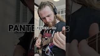 PANTERA  10s GUITAR SOLO COVER pantera guitar solo cover dimebag [upl. by Joslyn]