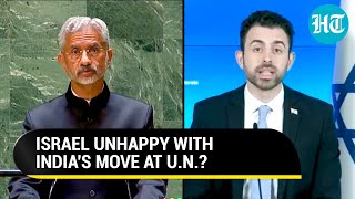 Israel Reacts To Indias UN Vote On Hamas War Would Have Wanted Delhi To Go Against [upl. by Suoiradal592]