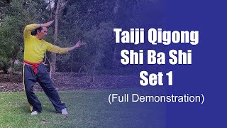 Perth Tai Chi Academy Taiji Qigong Shibashi Set 1 Full Demo [upl. by Annoda]