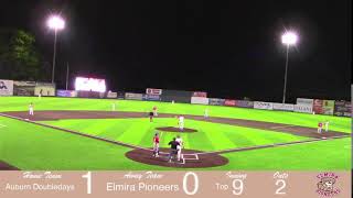 Elmira Pioneers at Auburn Doubledays 729 Final Regular Season Game [upl. by Karlene]