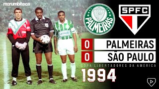 Palmeiras 0x0 São Paulo  1994  ZETTI EM DIA DE PAREDÃO E UM JOGAÇO DE DUAS SELEÇÕES [upl. by Caryl]