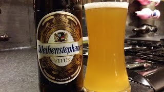 Weihenstephaner Vitus WeizenBock  German Craft Beer Review [upl. by Rednijar]