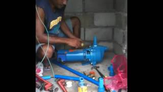 how 2 install a goulds pump [upl. by Aeslek]