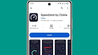 speedtest by ookla app kaise use kare  how to use speedtest by ookla app [upl. by Ennovahc]