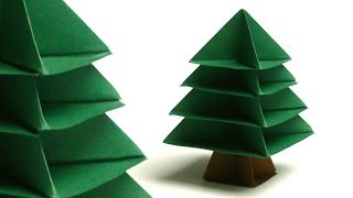 Modulares Origami  Tannenbaum Christmas tree [upl. by Nrehtac411]