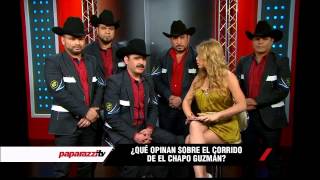 Los Tucanes De Tijuana reaccionan a corrido del Chapo Guzmán [upl. by Garrik569]