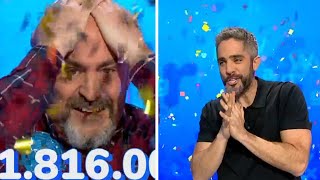 Tremendo final de Moisés y Oscar tras ganar el bote millonario de Pasapalabra en antena 3 [upl. by Yezdnil]