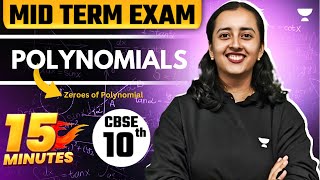 Polynomial Class 10  15 Minute Quick Revision  Part 1  Class 10  CBSE  NCERT [upl. by Samford]