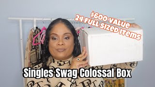 Singles Swag Colossal Box unboxing unboxing singlesswag mysterybox [upl. by Leisam]