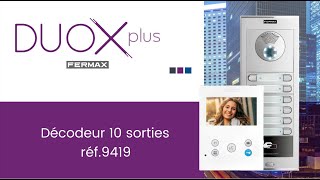 DUOX PLUS FR Decodeur 10 outputs ref 9419 Guide de programmation et de configuration [upl. by Delora859]