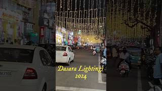 Mysore Dasara Lightings 2024 [upl. by Ziagos]