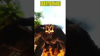 ARK ASCENDED DINOS DEMONIC FORMS PART 1 shorts ark sigma [upl. by O'Donnell]