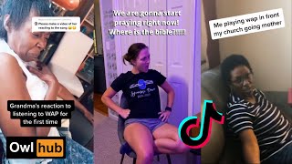 WAP reaction parents  Cardi b ft Megan Thee Stallion  WAP  Funny Tik Tok Compilation 2 [upl. by Oeht]