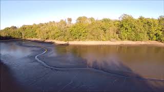 Le Grand Étang de Saint Estèphe à sec Octobre 2019 balade en drone Empty pond drone ride [upl. by Eniluqaj]