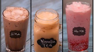 তিনটি মজাদার ঠান্ডা পানীয়  3 Types of Milk Drinks  Energetic and Refreshing Drinks  Ramadan Drink [upl. by Anomar541]