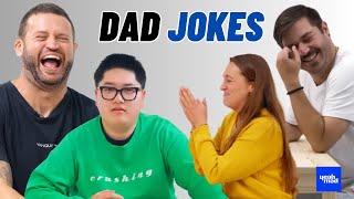 Dad jokes Try not to laugh  YeahMad Dad jokes compilations [upl. by Alamap]