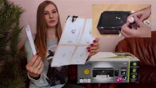 Принтер  МФУ Epson l386 полгода пользования о минусах  распаковка [upl. by Leroj]