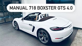 NEW 2024 Porsche 718 Boxster GTS 40  MANUAL transmission  Walk Around [upl. by Ellered]