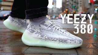 Adidas YEEZY Boost 380 Alien REVIEW amp ON FEET [upl. by Enwad]