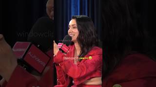 Shraddha kapoor says i love you🙄🤭 shorts podcast windowclips [upl. by Varden]