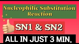 Nucleophilic substitution Reaction I SN1 and SN2 Class 12 Boards [upl. by Averat63]