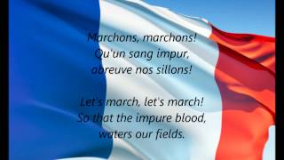 French National Anthem  quotLa Marseillaisequot FREN [upl. by Odnamra]