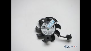 T124010SL Server  Frameless  GPU Fan 12V 010A W65x2x2 D36xC29x29x22 Black 3Wire [upl. by Eahs]