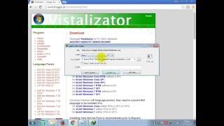 تغير لغة pc من vistalizator windos7 [upl. by Neelsaj]