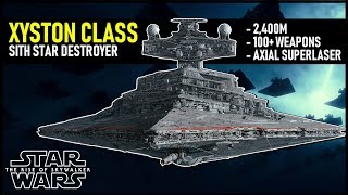 NEW SITH STAR DESTROYER  The Xyston Class Full Breakdown [upl. by Raskind]