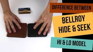 DIFFERENCE BETWEEN THE BELLROY HIDE amp SEEK HI amp LO MODEL [upl. by Enellek]