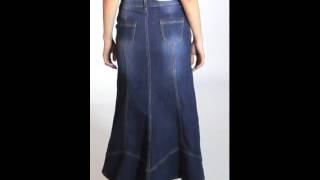 Long denim skirt  fashionable and modest [upl. by Sophi]